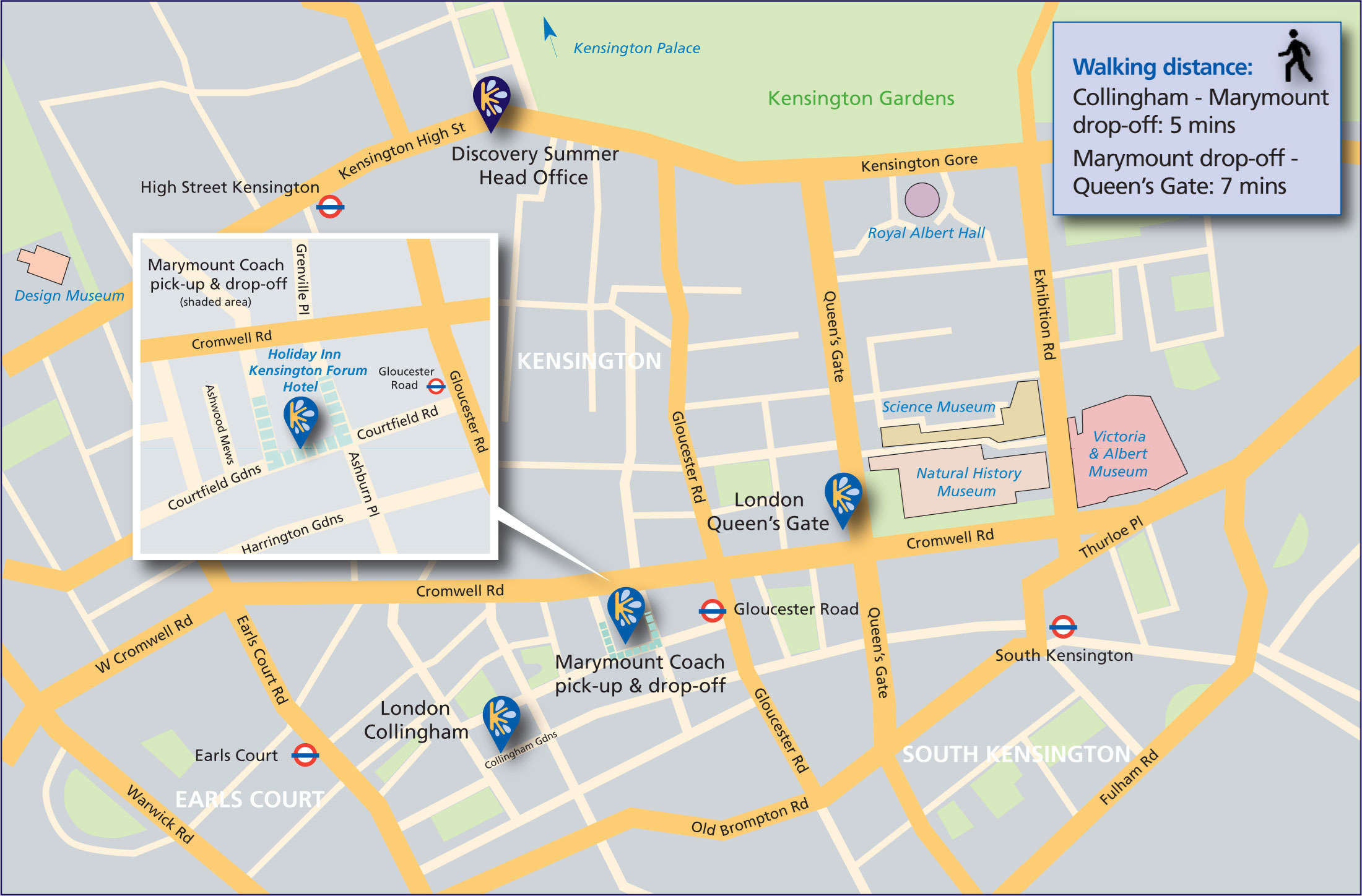 London Locations Map