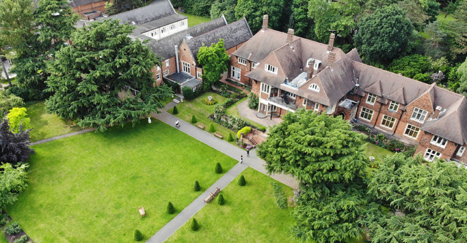 Aerial view of Marymount